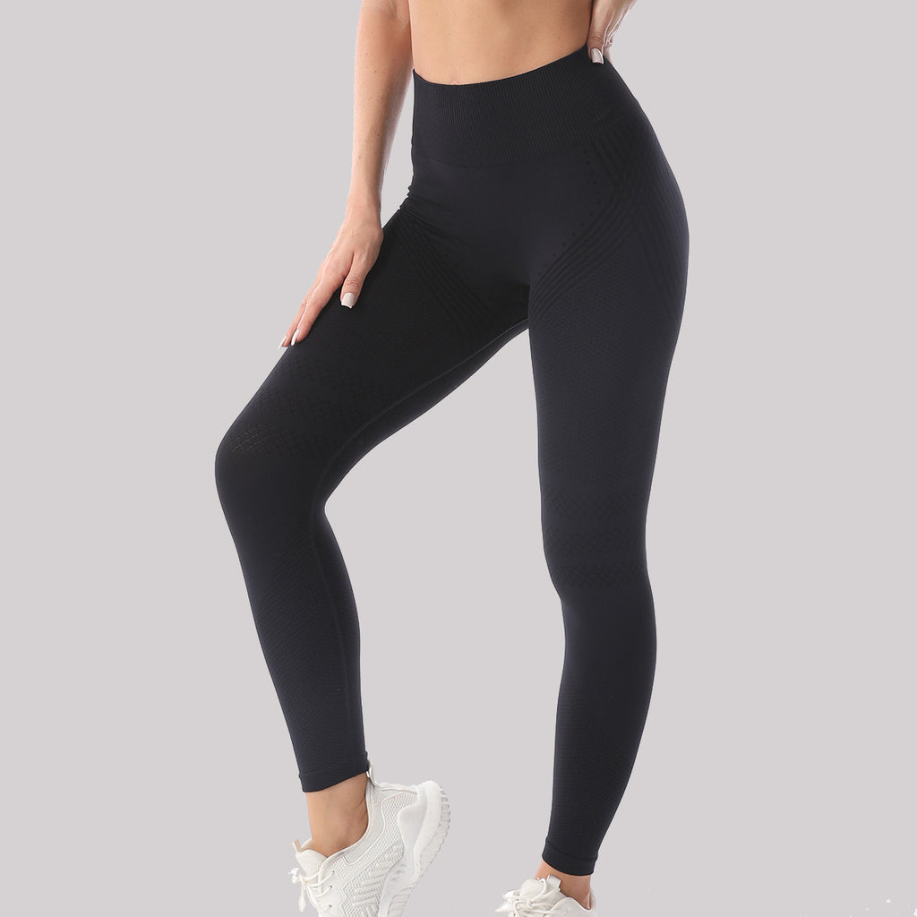 Leggings de Yoga Sin Costuras con Cintura Alta — Comodidad Total
