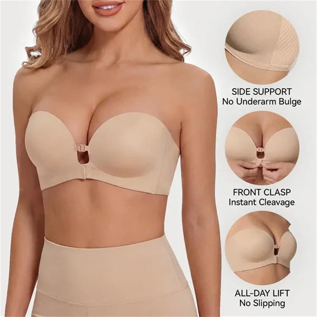 Sujetador Push Up Multiposición — Sin Tirantes y con Efecto Realce
