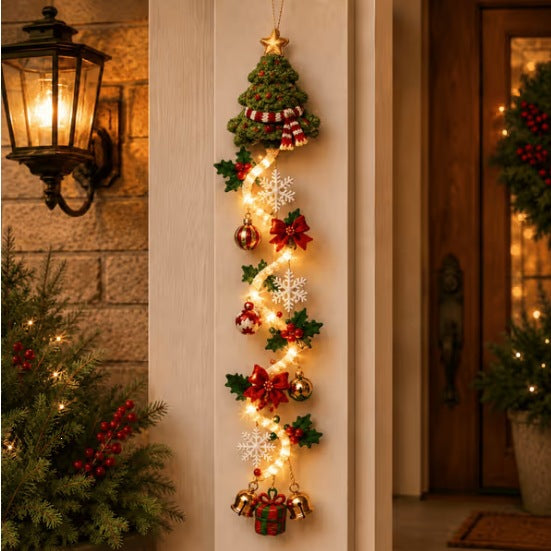Colgante Luminoso de Navidad para Puerta