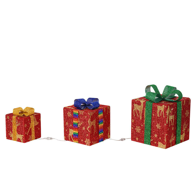 Cajas Regalo Luminosas Decorativas con Mando