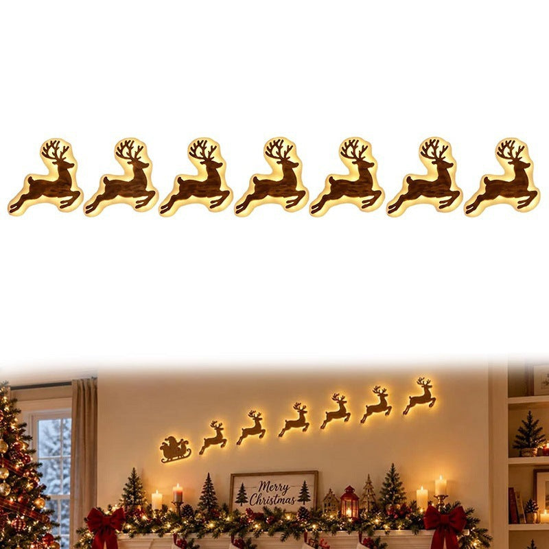 Cuadro Luminoso LED de Navidad para Pared