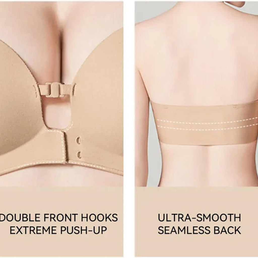 Sujetador Push Up Multiposición — Sin Tirantes y con Efecto Realce