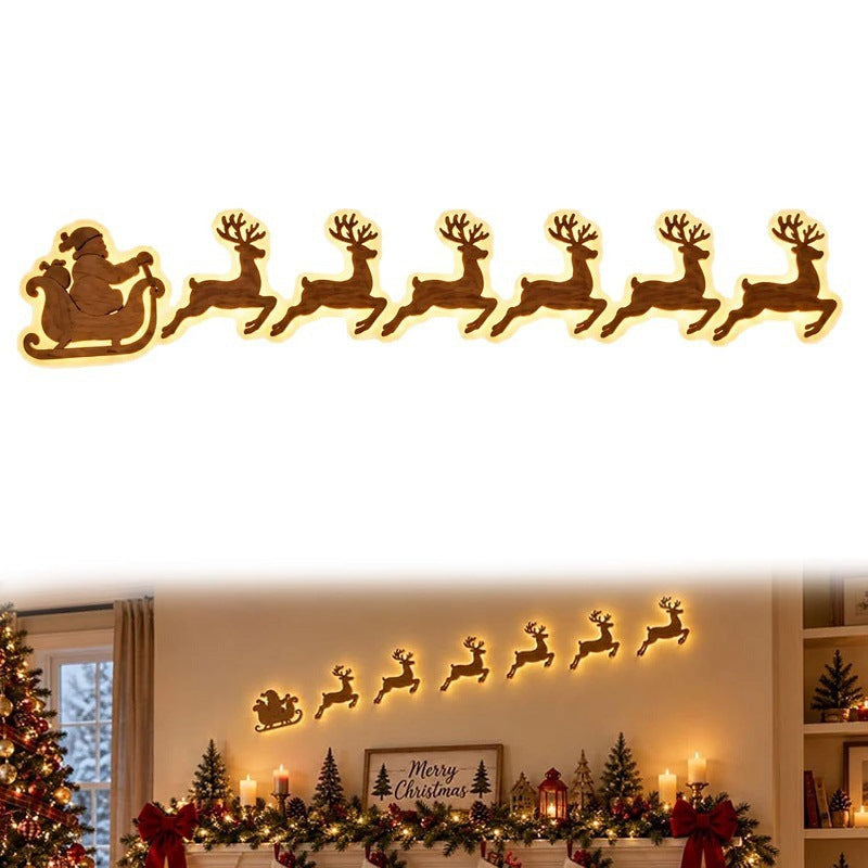 Cuadro Luminoso LED de Navidad para Pared