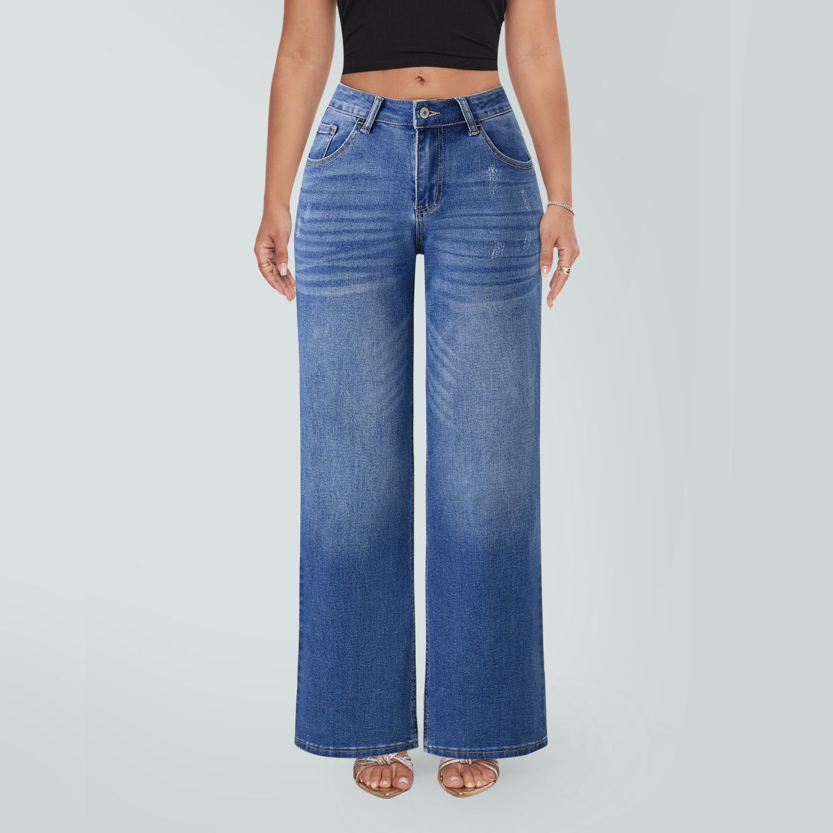Vaqueros Wide Leg de Tiro Alto — El Denim que Estiliza tu Figura