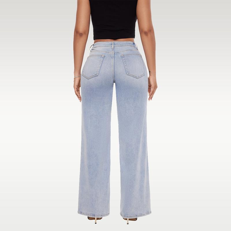 Vaqueros Wide Leg de Tiro Alto — El Denim que Estiliza tu Figura