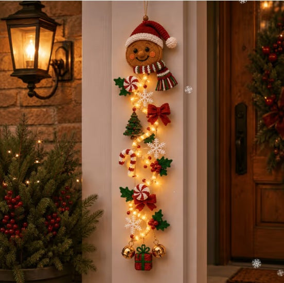 Colgante Luminoso de Navidad para Puerta
