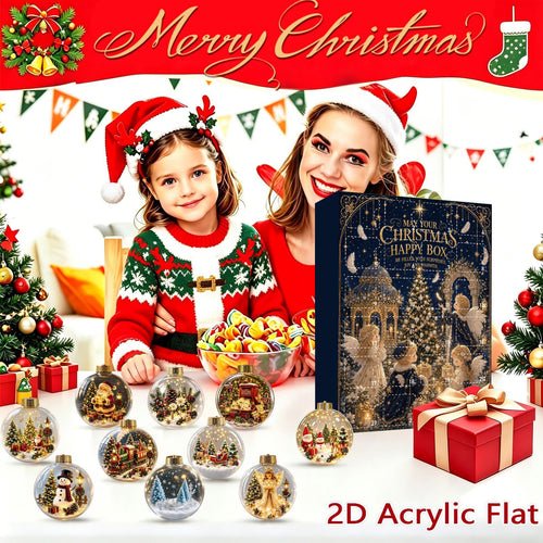Calendario de Adviento Sorpresa con Adornos para el Árbol