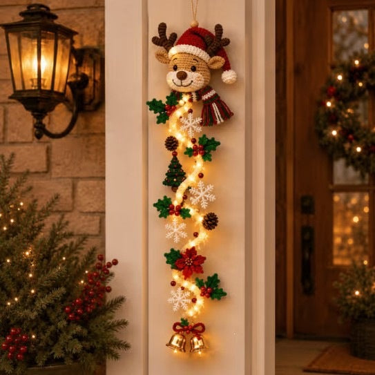 Colgante Luminoso de Navidad para Puerta