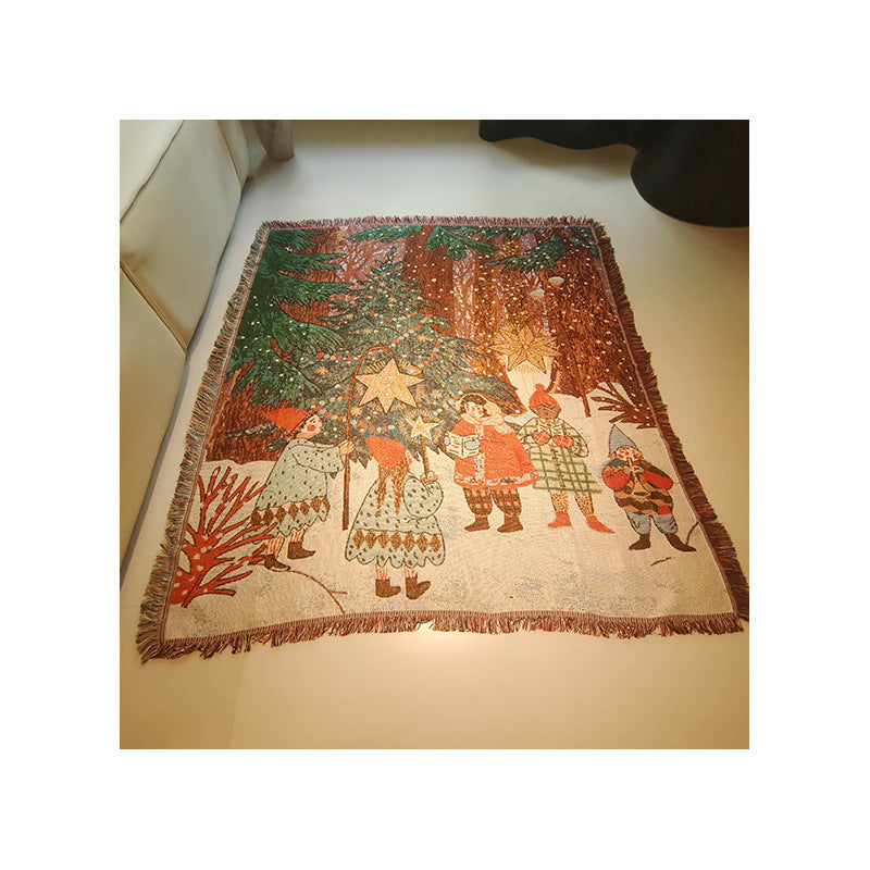 Christmas Line Blanket
