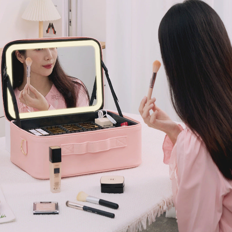 Maletín de Maquillaje con Luz LED Profesional