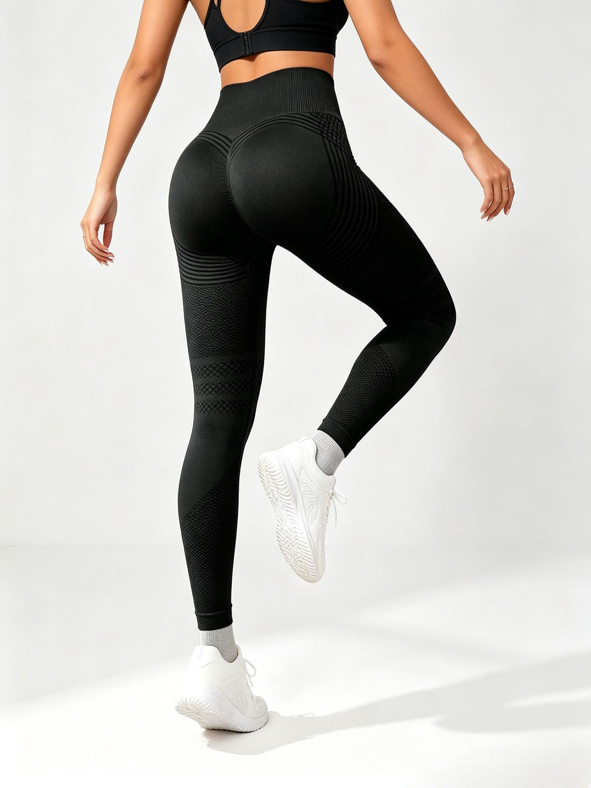 Leggings de Yoga Sin Costuras con Cintura Alta — Comodidad Total